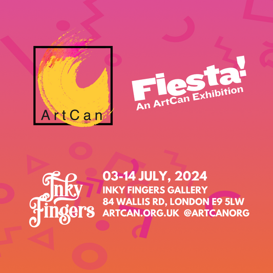 JULY 2024: Fiesta Exhibition by ArtCan at Inky Fingers Gallery