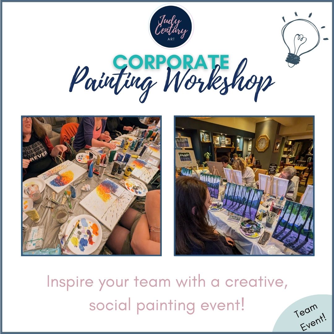 CORPORATE PAINTING WORKSHOP - Team building event!