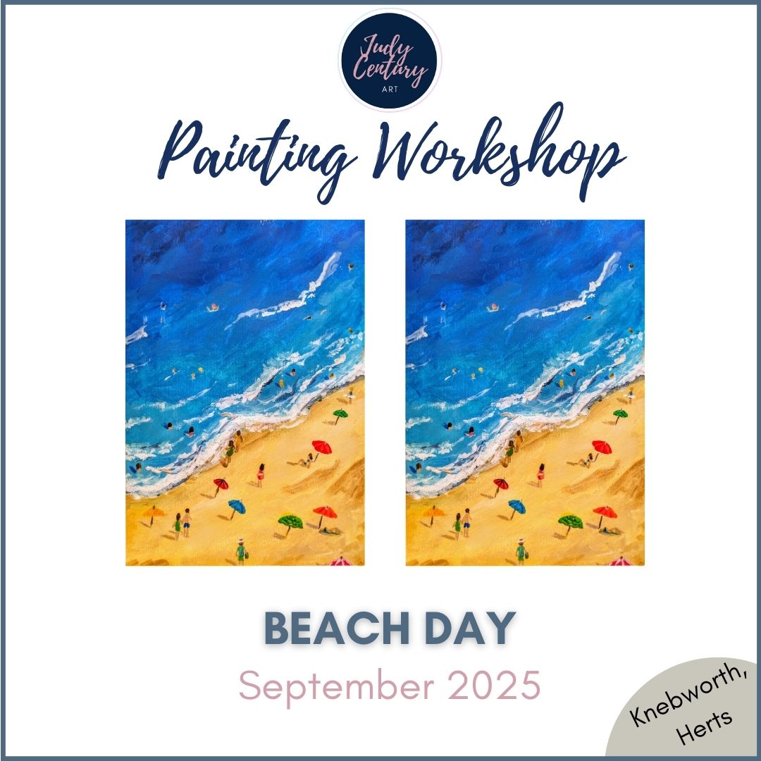 BEACH DAY - Painting Workshop at Odyssey Spa, Knebworth - Monday 8th SEPTEMBER 2025, 10am