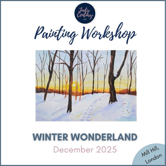 WINTER WONDERLAND - Painting Workshop at The Three Hammers, Mill Hill, London - Tuesday 2nd DECEMBER 2025, 7.30pm
