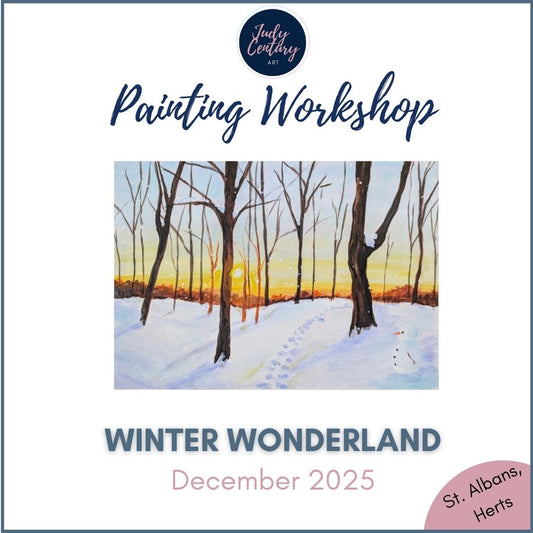 WINTER WONDERLAND - Painting Workshop at The Three Hammers, St. Albans, Hertfordshire - Wednesday 10th DECEMBER 2025, 7.30pm