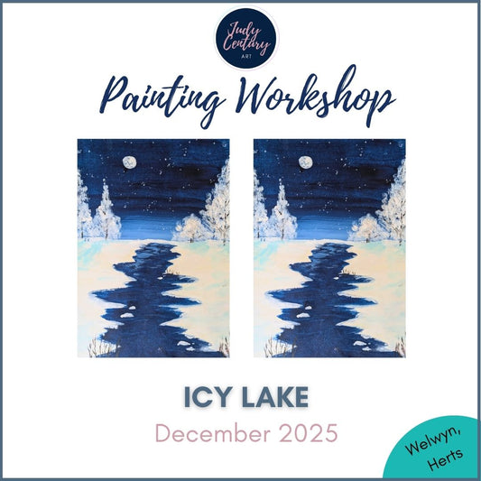 ICY LAKE - Painting Workshop at Megan's, Welywn, Hertfordshire - Wednesday 3rd DECEMBER 2025, 10am