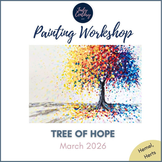 TREE OF HOPE - Painting Workshop at The Crabtree, Hemel Hempstead, Herts - Tuesday 31st MARCH 2026, 7.30pm