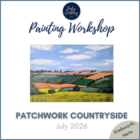PATCHWORK COUNTRYSIDE - Painting Workshop at Odyssey Spa, Knebworth - Monday 20th JULY 2026, 10am