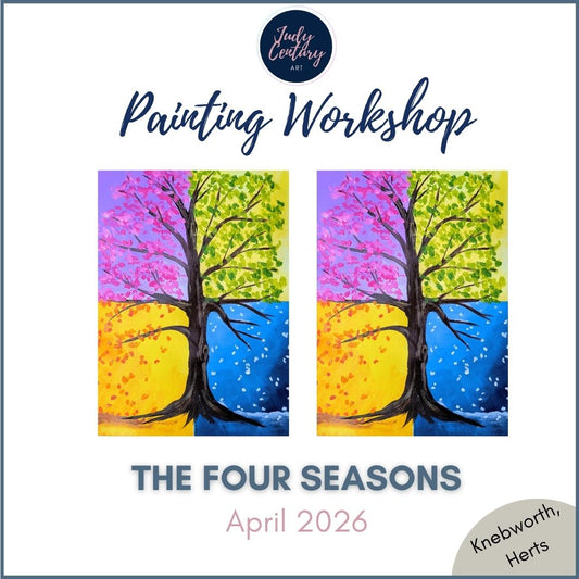 THE FOUR SEASONS - Painting Workshop at Odyssey Spa Knebworth, Hertfordshire - Monday 13th APRIL 2026, 10am
