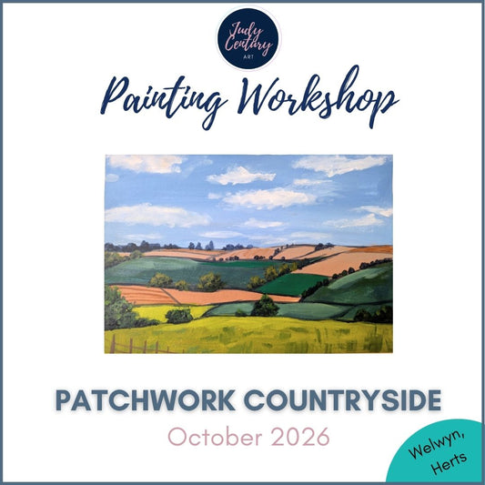 PATCHWORK COUNTRYSIDE - Painting Workshop at Megan's Restaurant, Welwyn Garden City, Hertfordshire - Wednesday 14th OCTOBER 2026, 7.15pm