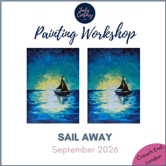 SAIL AWAY - Painting Workshop at Kids N' Joy Café, Crouch End, London - Wednesday 16th SEPTEMBER 2026, 10am