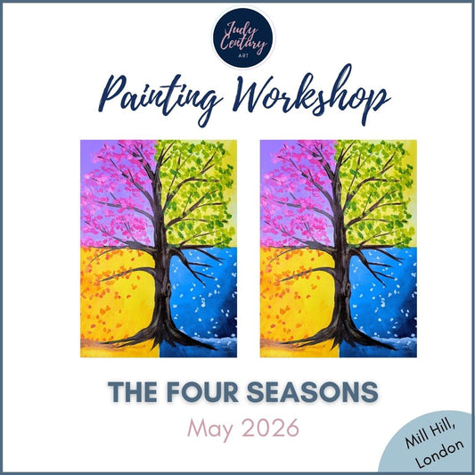 THE FOUR SEASONS - Painting Workshop at The Three Hammers, Mill Hill, London - Wednesday 6th MAY 2026, 7.30pm