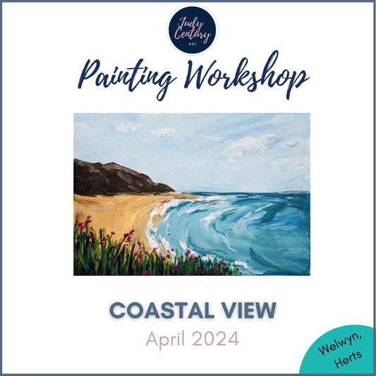 COASTAL VIEW - Painting Workshop at Megan's Restaurant, Welwyn - 30th APRIL 2024, 7.30pm