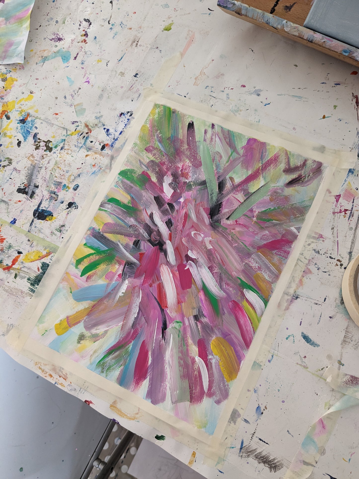 PAINTING WITH PATTERN - Painting Workshop at The Catcher in The Rye Pub, Finchley, London - 7th November 2023