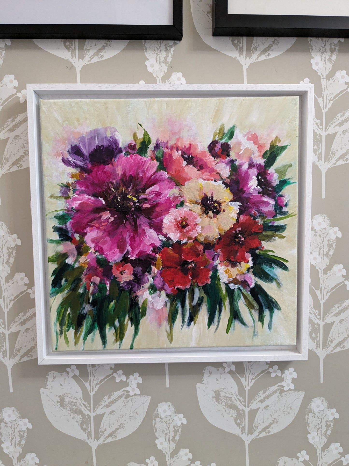 Bursting Blooms II (40x40cm)
