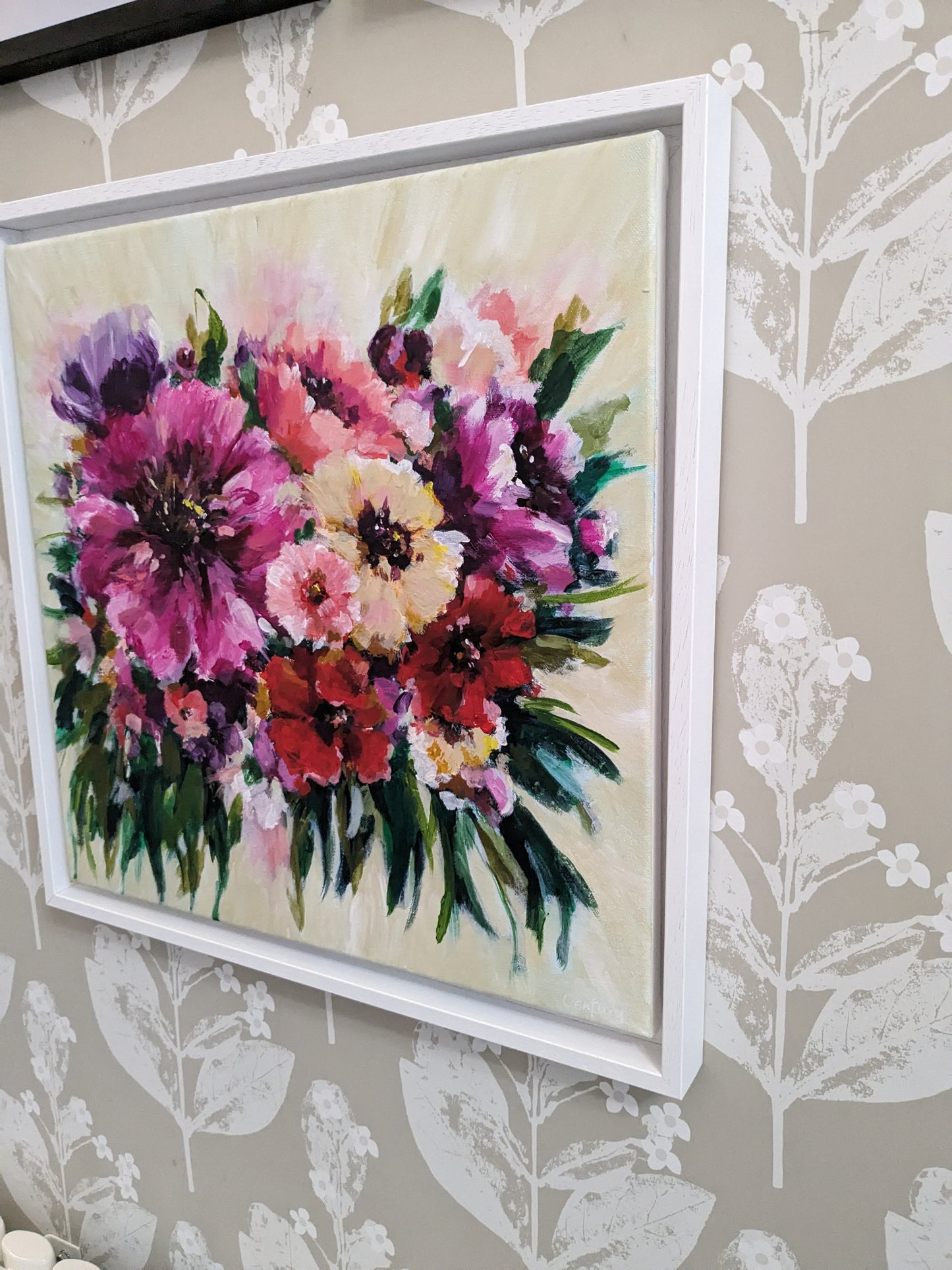 Bursting Blooms II (40x40cm)