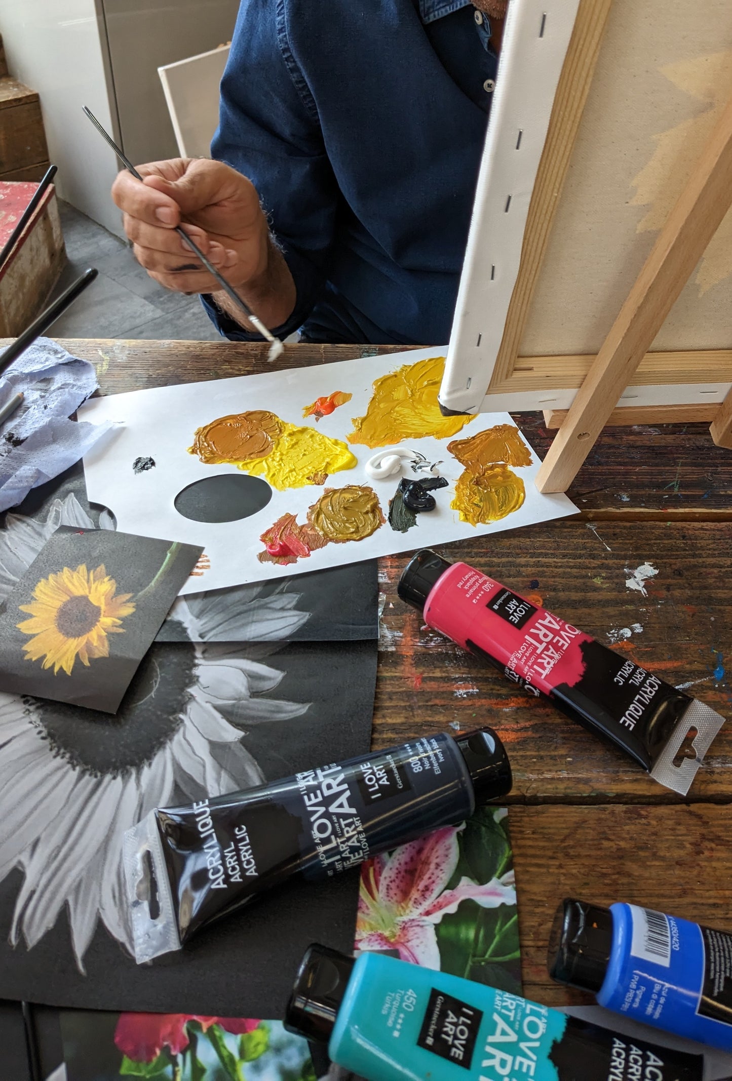 THE FOUR SEASONS - Painting Workshop at The Three Hammers, Mill Hill, London - Thursday 8th JANUARY 2026, 7.30pm
