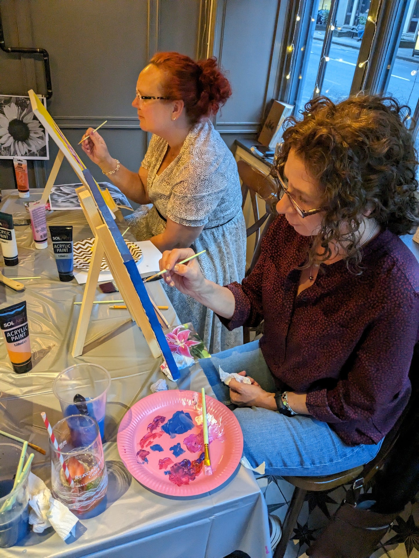 ABSTRACT LANDSCAPES - Painting Workshop at The Catcher in The Rye Pub, Finchley, London - 18th OCTOBER 2023