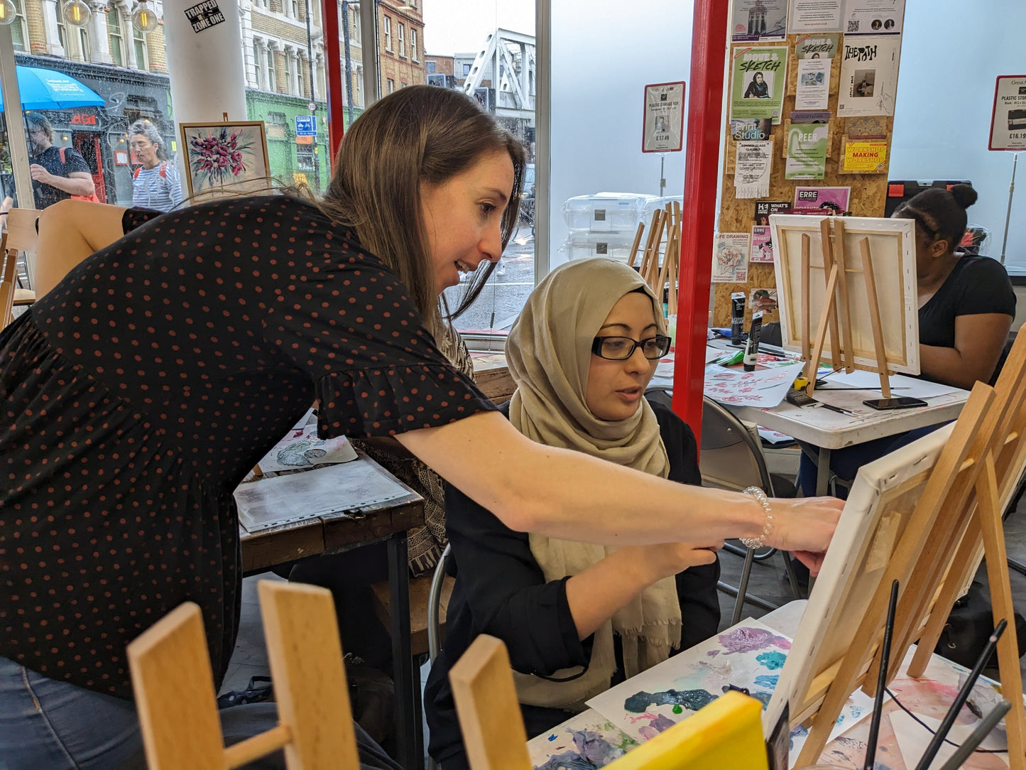 WILDFLOWER MEADOW - Painting Workshop at The Howard Centre, Welwyn, Herts - 14th DECEMBER 2023