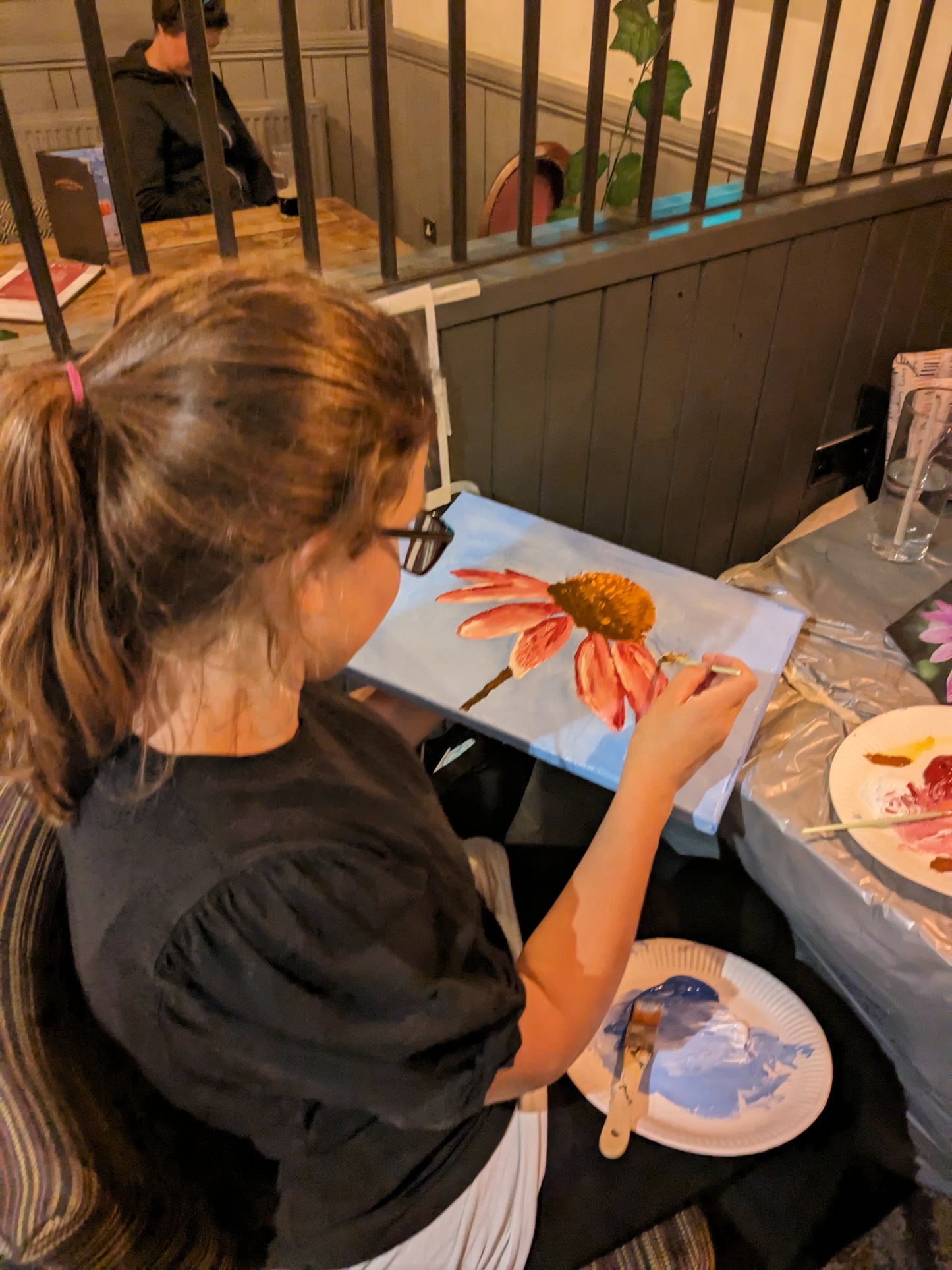 VIBRANT STYLISED FLOWERS - Painting Workshop at The Howard Centre, Welwyn Garden City, Herts - 16th NOVEMBER 2023