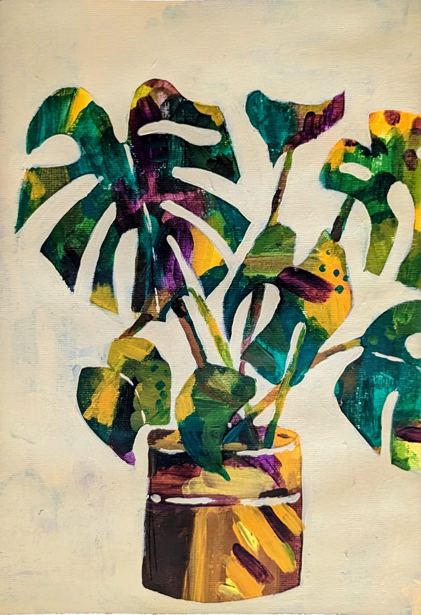 PAINTING WITH PATTERN - Painting workshop at The Howard Centre, Welwyn Garden City, Herts - 18th January 2024