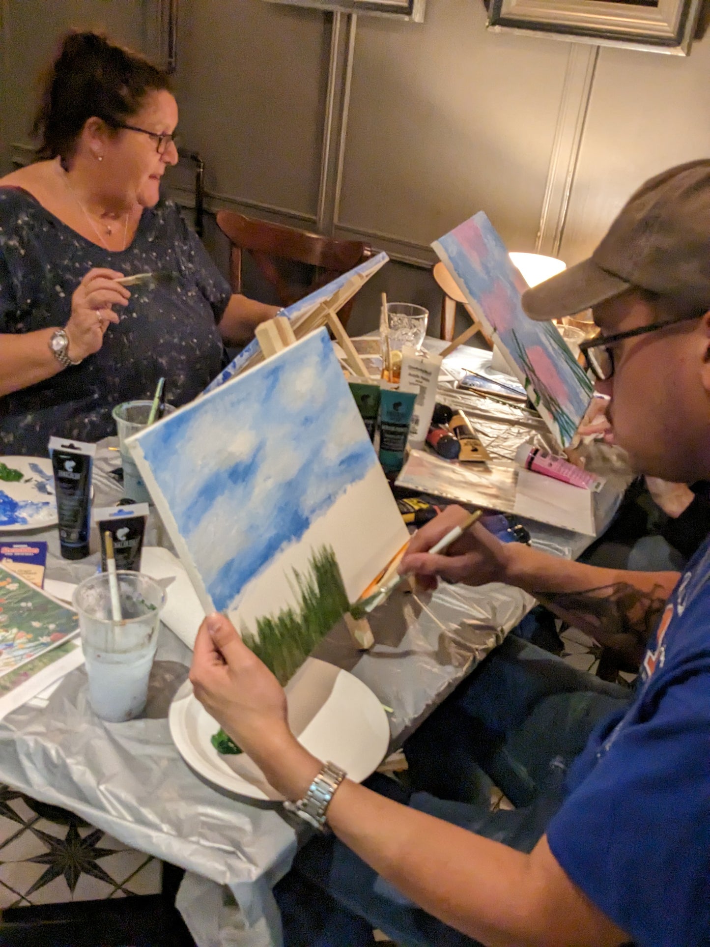 WILDFLOWER MEADOW - Painting Workshop at The Howard Centre, Welwyn, Herts - 14th DECEMBER 2023