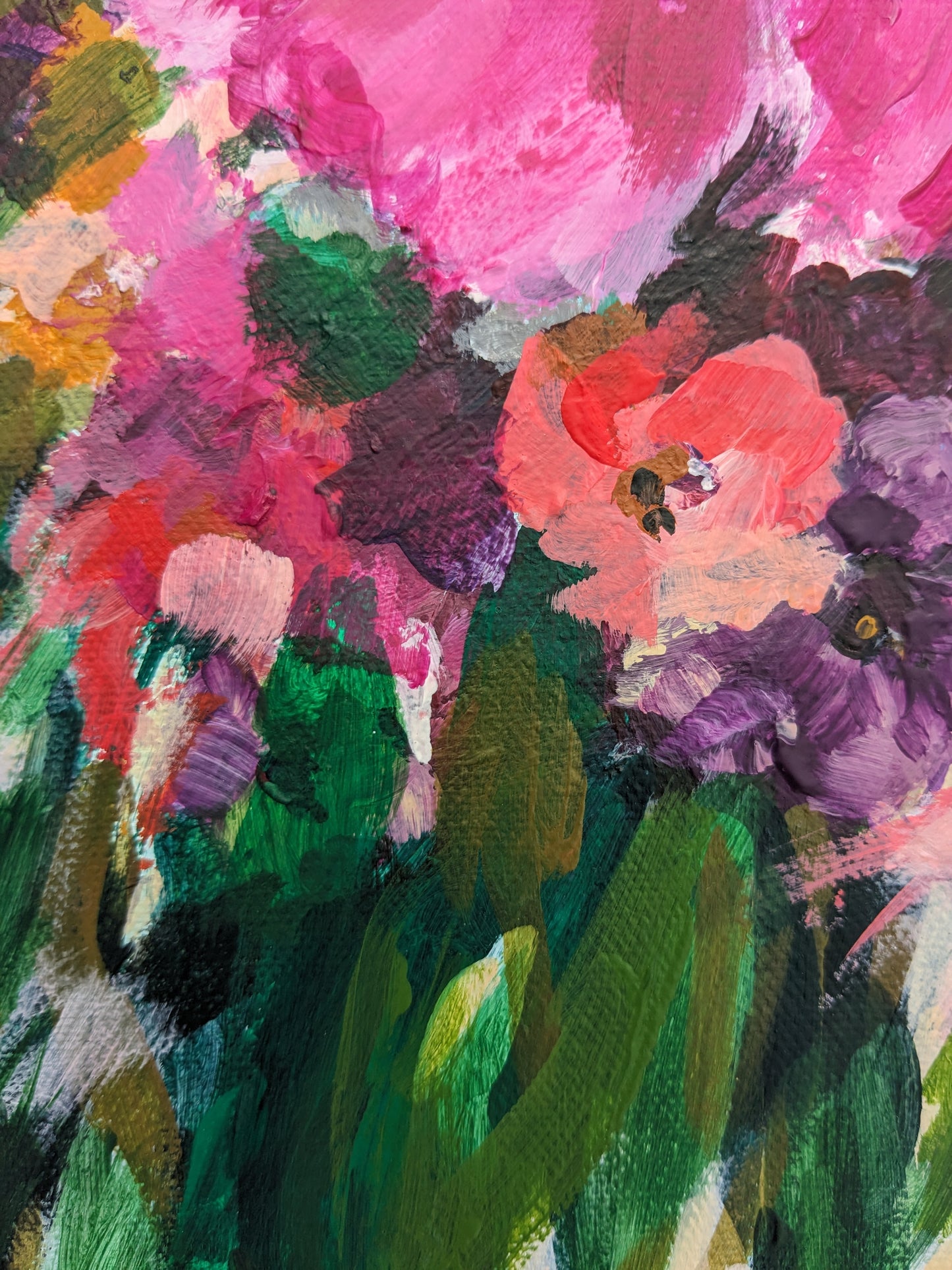 Bursting Blooms II (40x40cm)