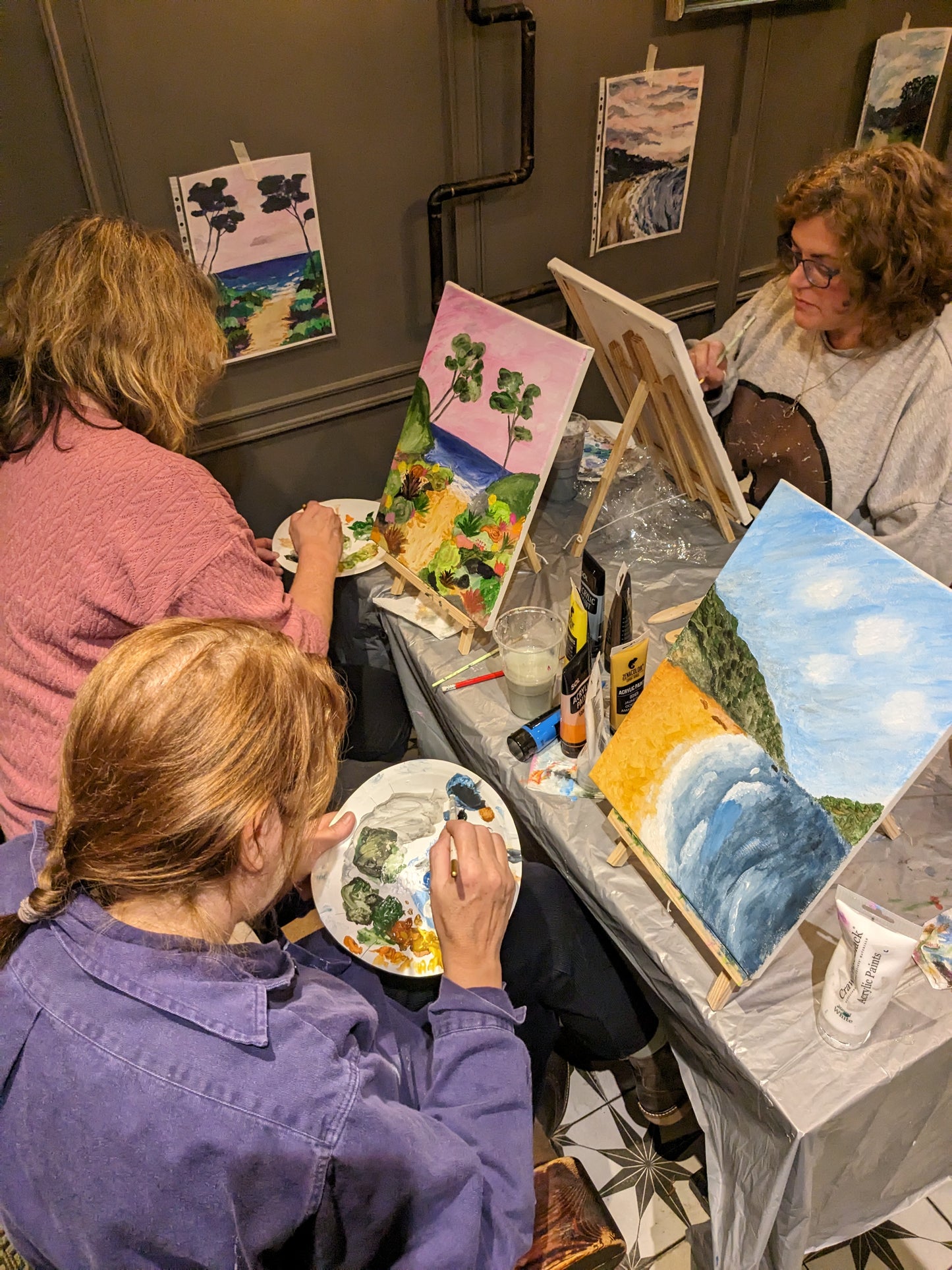CORPORATE PAINTING WORKSHOP - Team building event!