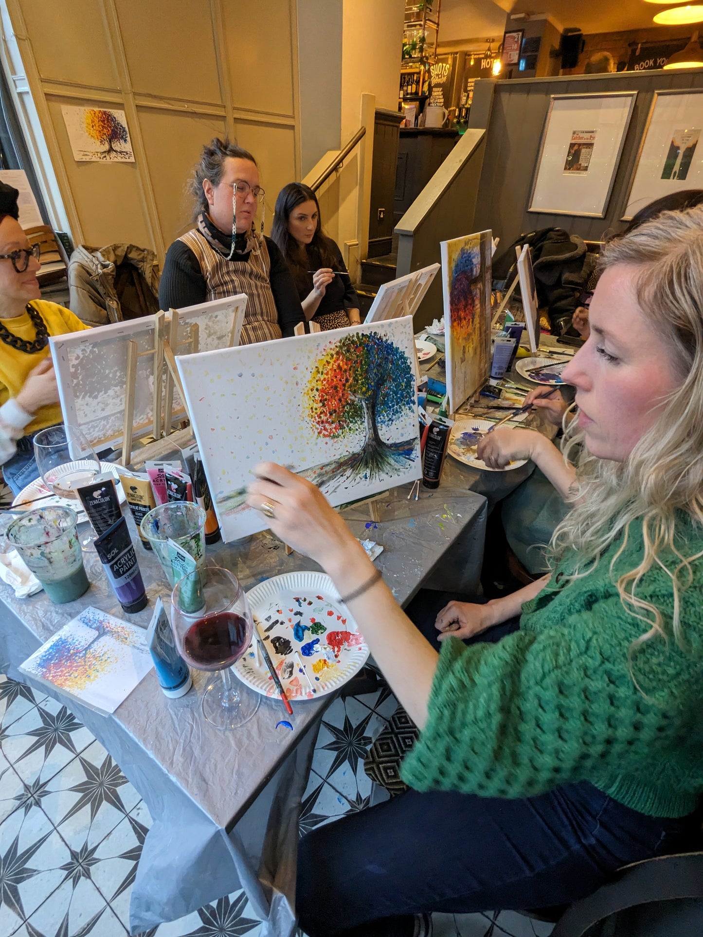 TREE OF HOPE - Painting Workshop at The Glasshouse, Hitchin, Herts - Tuesday 25th NOVEMBER 2025, 7.30pm