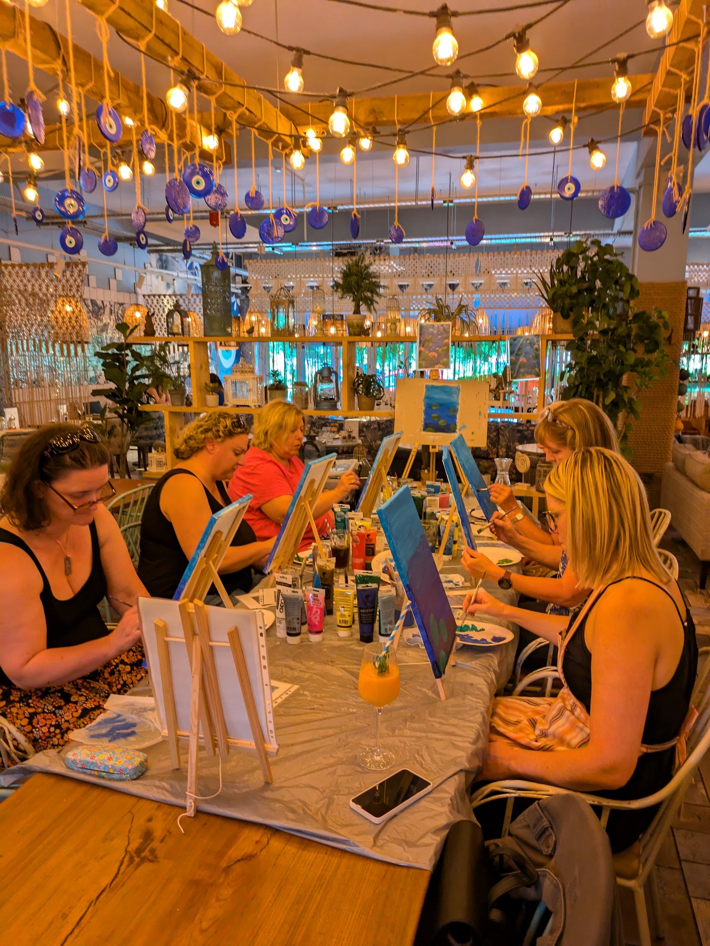 LILY PAD POND - Painting Workshop at Three Hammers Pub, Mill Hill, London - Tuesday 3rd MARCH 2026, 7.30pm