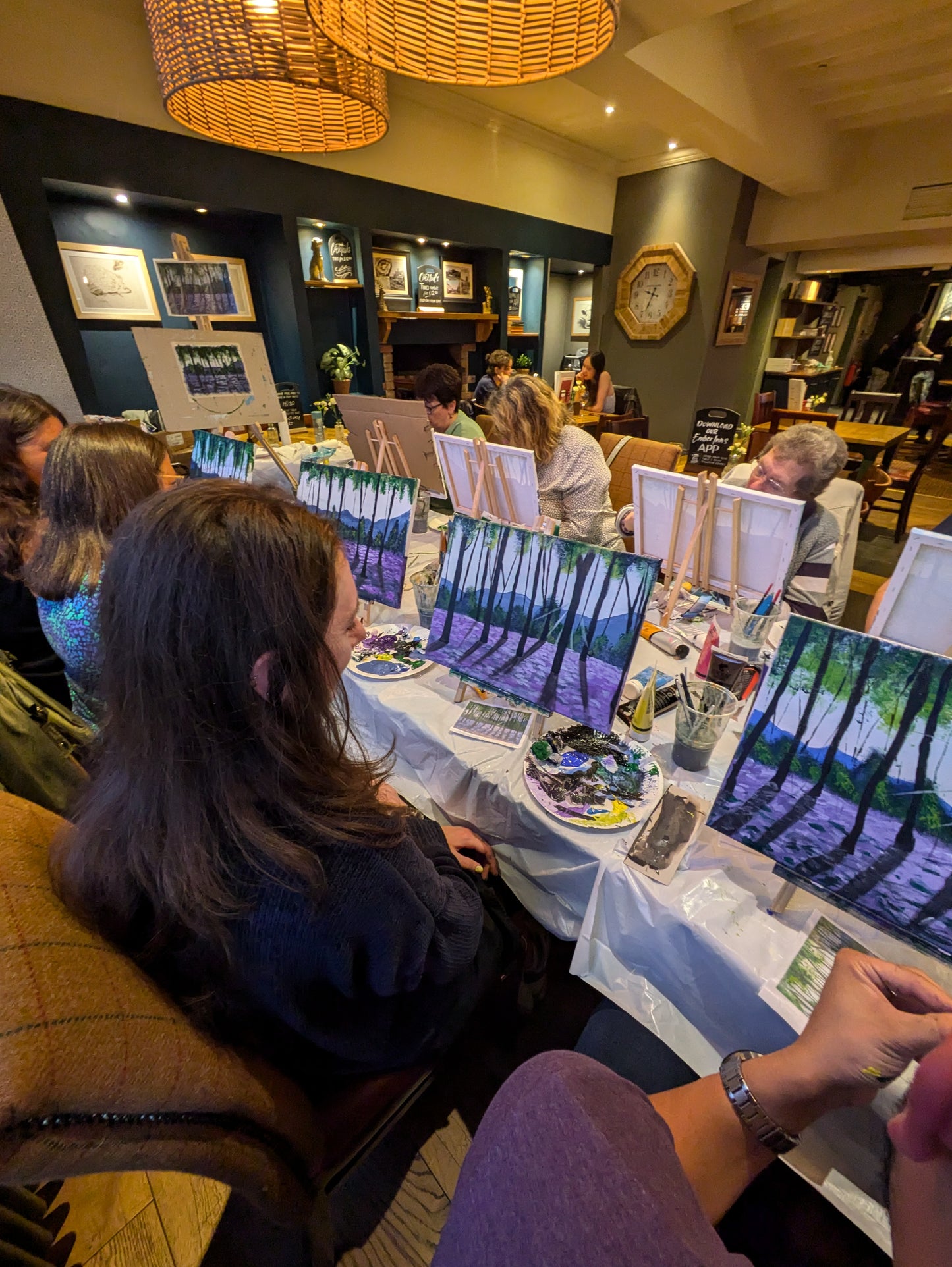 LAVENDER FIELD - Painting Workshop at Megan's Welwyn, Hertfordshire - Wednesday 19th NOVEMBER 2025, 7.30pm