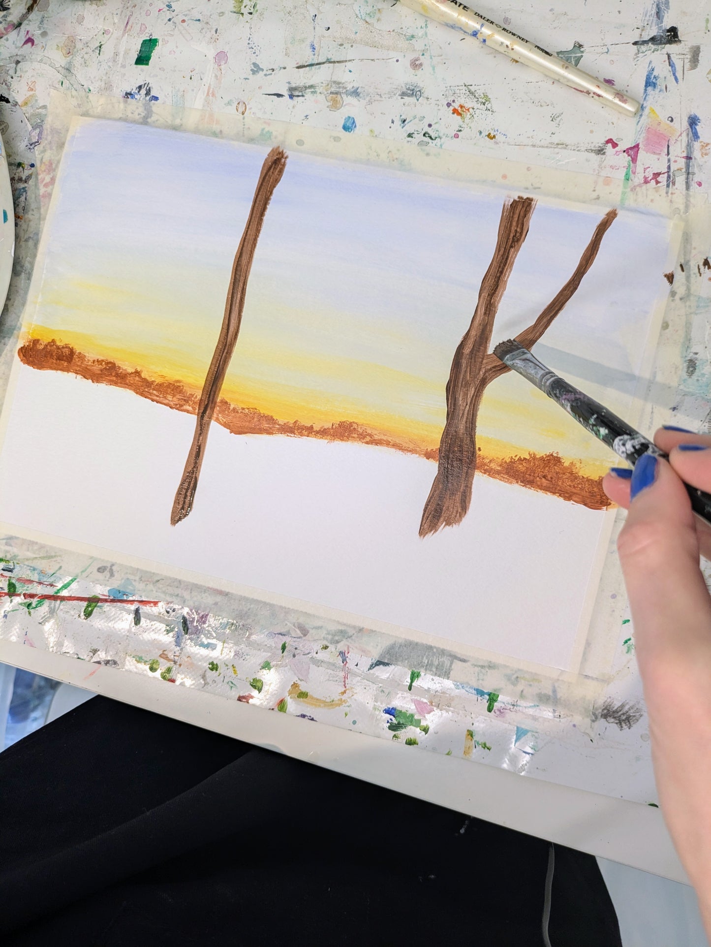 WINTER WONDERLAND - Painting Workshop at The Three Hammers, Mill Hill, London - Tuesday 2nd DECEMBER 2025, 7.30pm