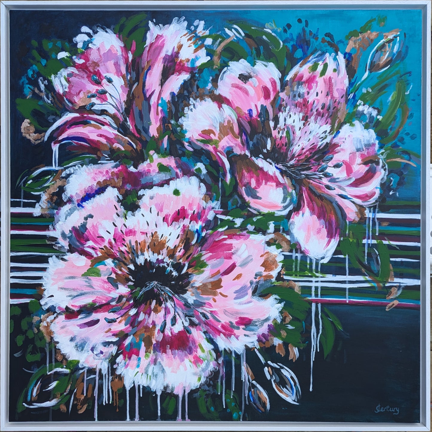 Blooming Marvellous Maxi Commission (100 x 100cm)