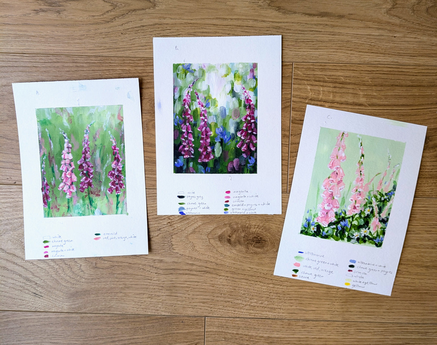 Foxglove Commission Painting (60x80cm)