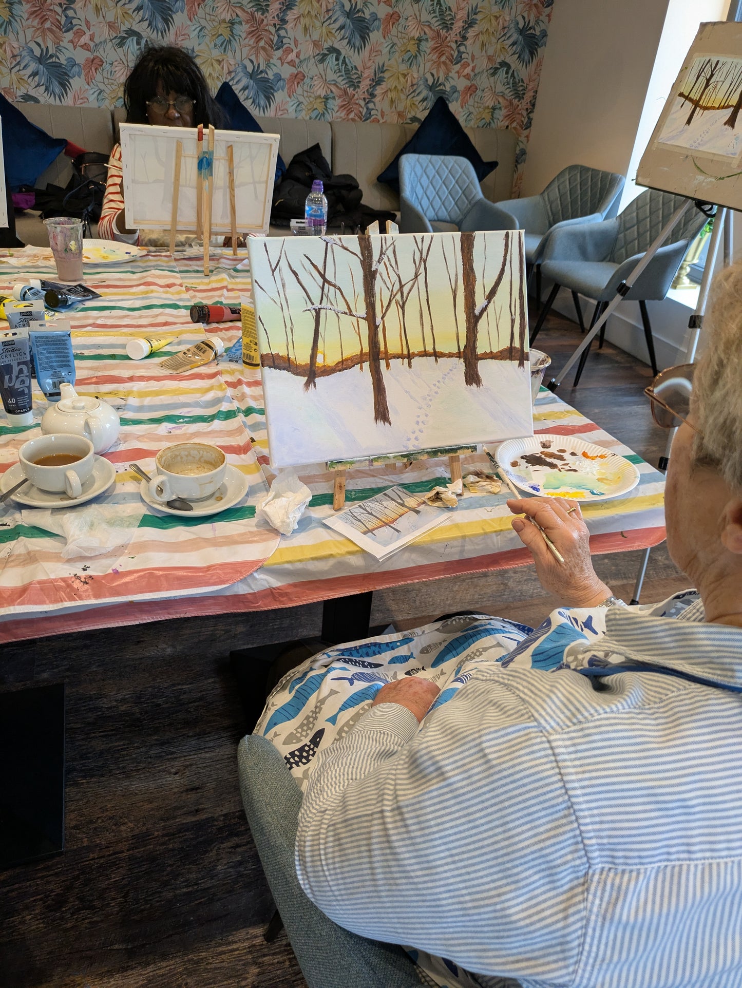 WINTER WONDERLAND - Painting Workshop at The Three Hammers, Mill Hill, London - Tuesday 2nd DECEMBER 2025, 7.30pm