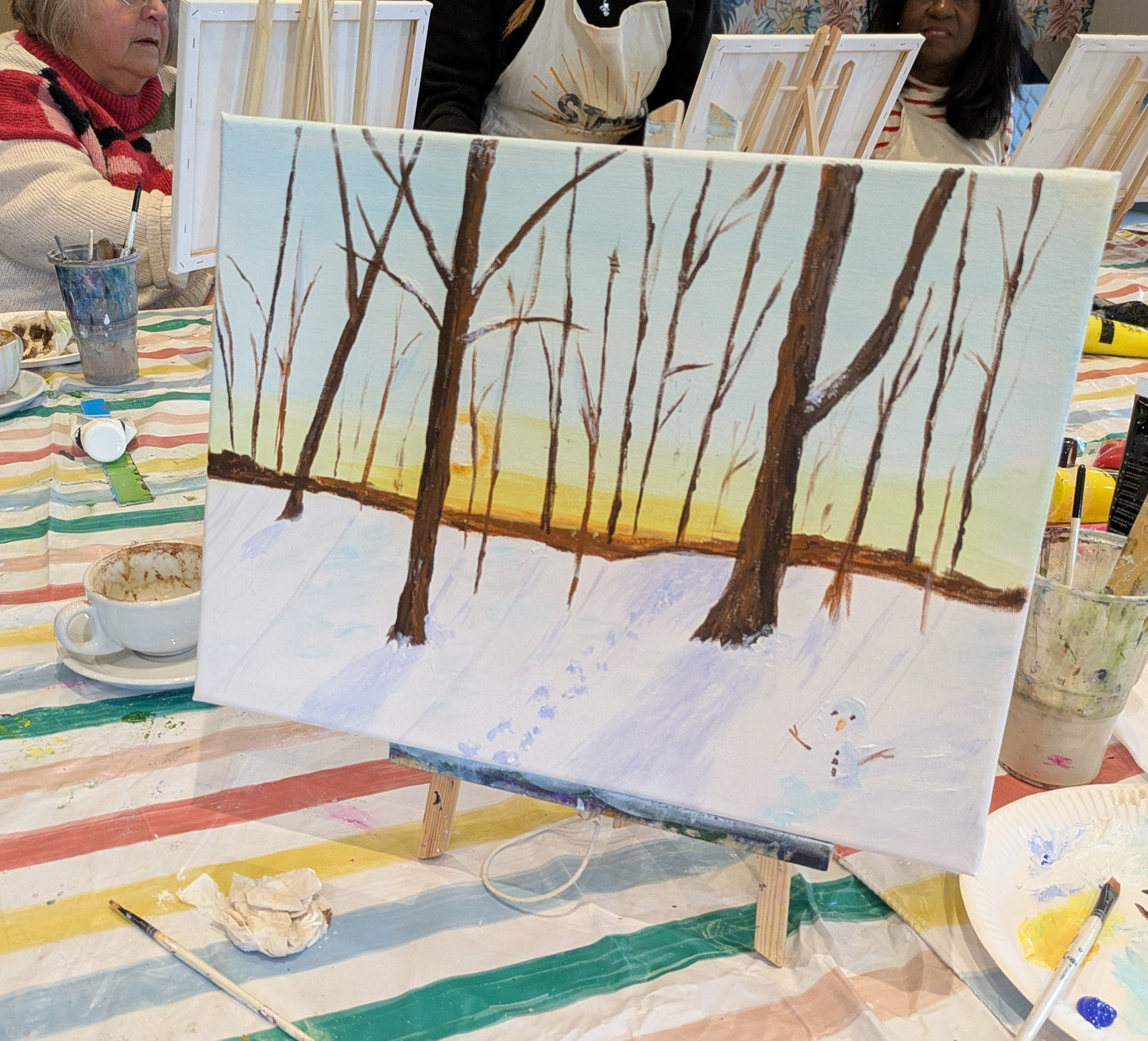 WINTER WONDERLAND - Painting Workshop at The Three Hammers, Mill Hill, London - Tuesday 2nd DECEMBER 2025, 7.30pm