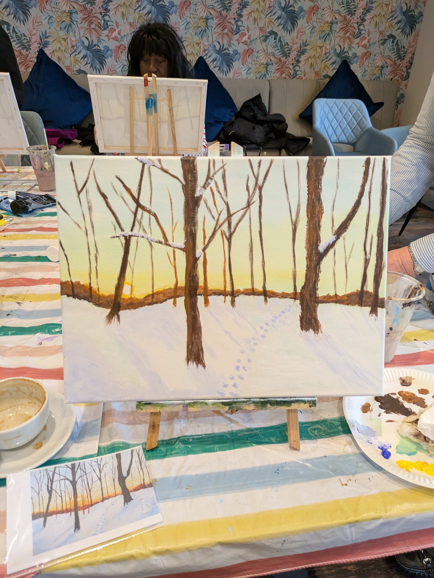 WINTER WONDERLAND - Painting Workshop at The Three Hammers, Mill Hill, London - Tuesday 2nd DECEMBER 2025, 7.30pm