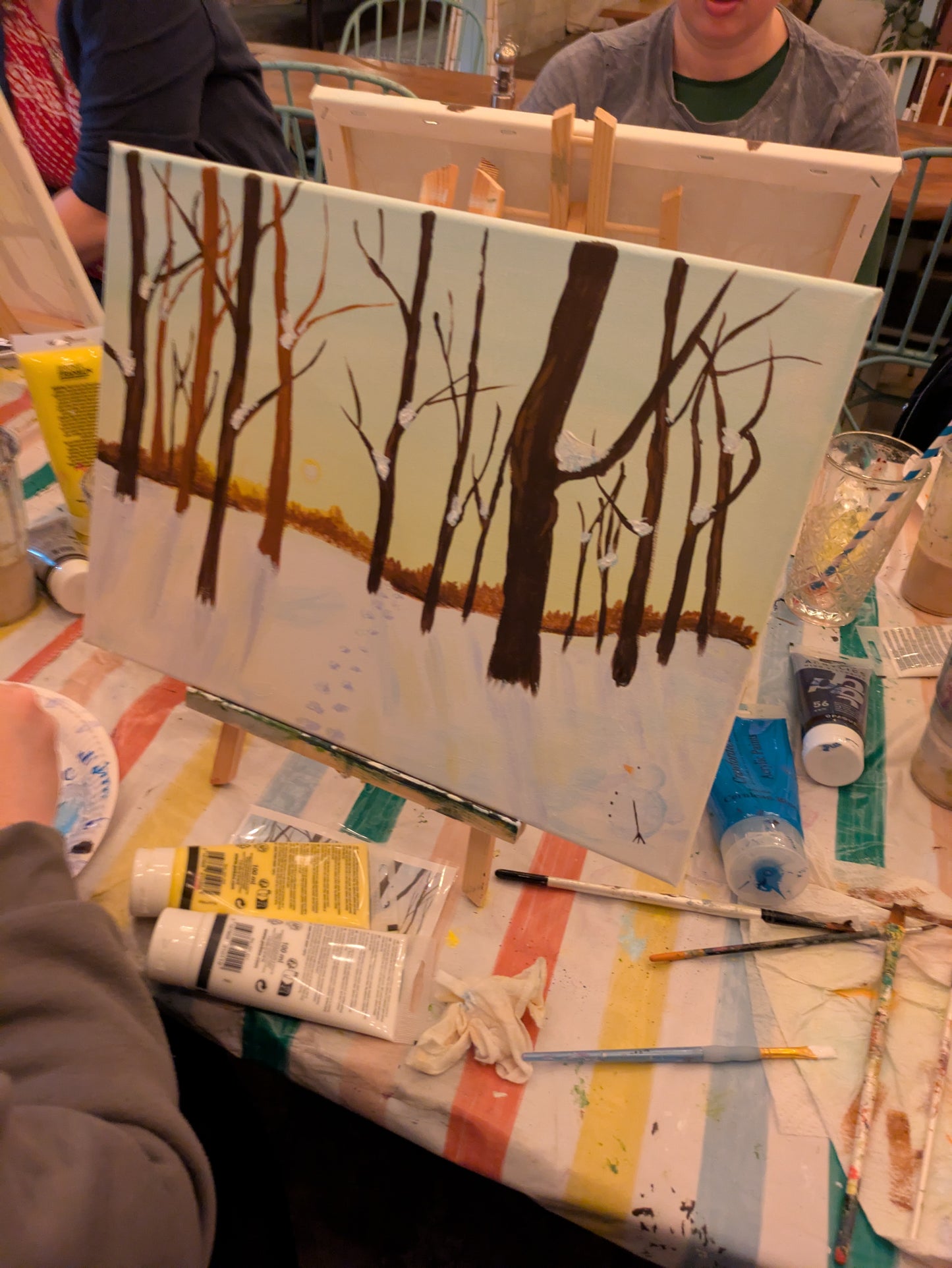 WINTER WONDERLAND - Painting Workshop at The Three Hammers, Mill Hill, London - Tuesday 2nd DECEMBER 2025, 7.30pm