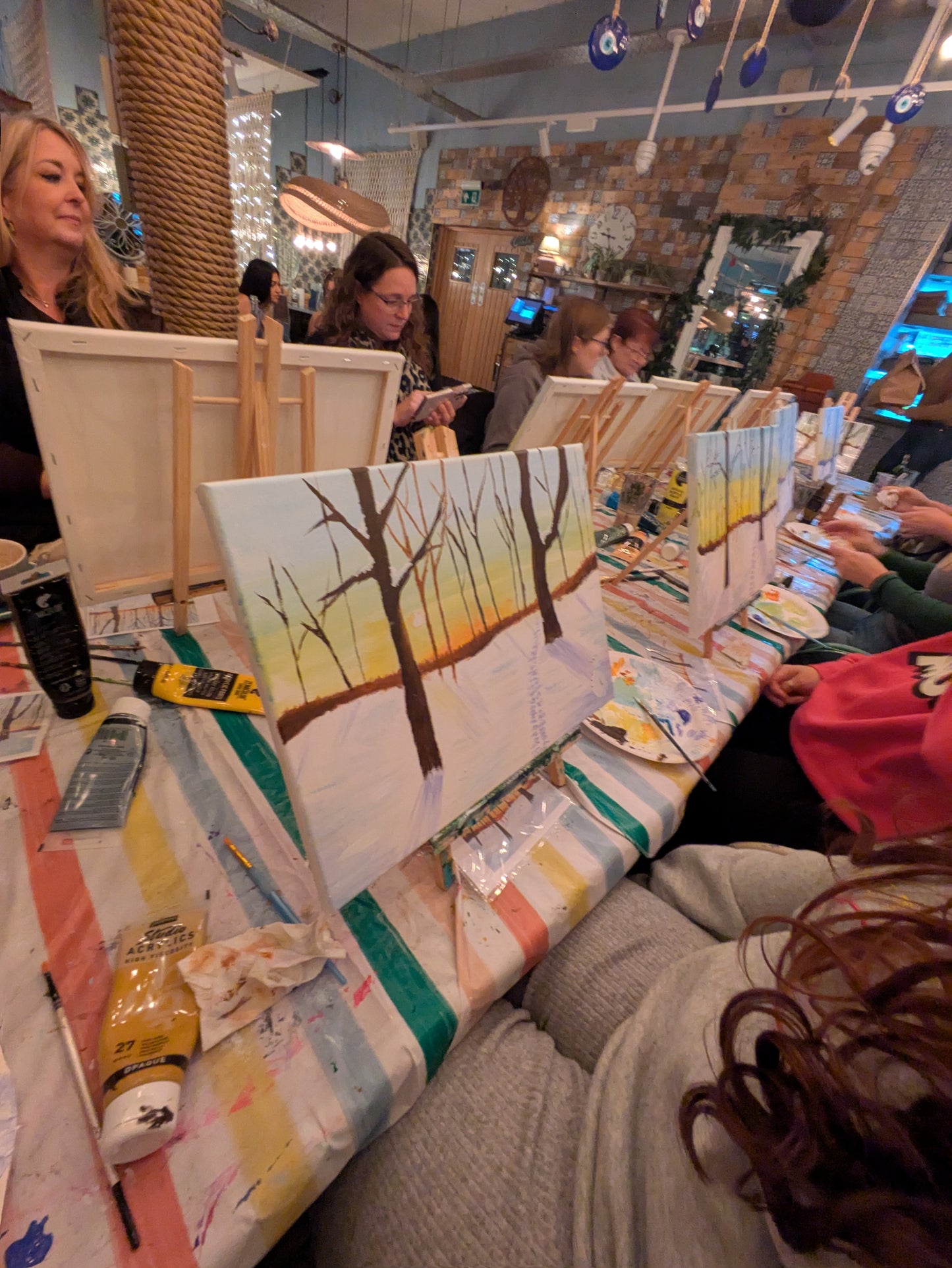 WINTER WONDERLAND - Painting Workshop at The Three Hammers, Mill Hill, London - Tuesday 2nd DECEMBER 2025, 7.30pm