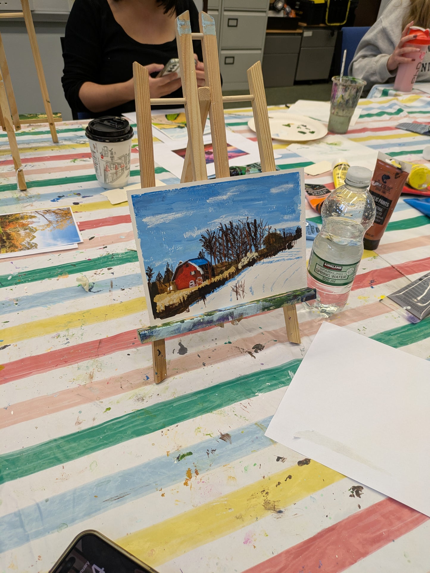Weekly Acrylic Painting Classes, Herts - TUESDAY Morning Short Course - SUMMER (June - July 25) - Datchworth Parish Church, Hertfordshire