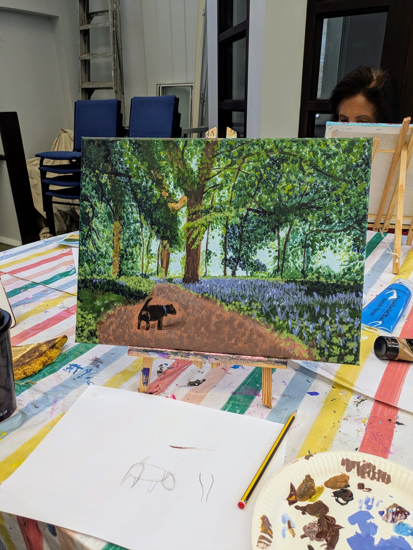 Weekly Acrylic Painting Classes, NW London - THURSDAY Morning Short Course - SUMMER (June - July 25) - The Eversfield Centre, Mill Hill, London