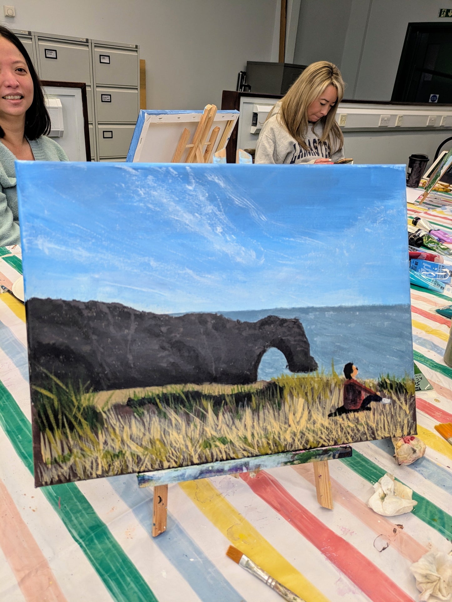 Weekly Acrylic Painting Classes, NW London - THURSDAY Morning Short Course - SUMMER (June - July 25) - The Eversfield Centre, Mill Hill, London