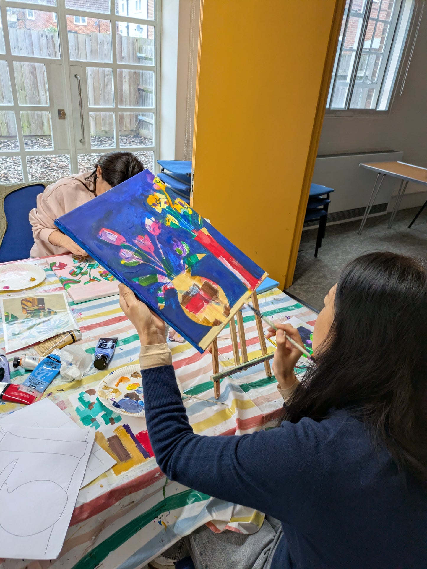 Weekly Acrylic Painting Classes, NW London - THURSDAY Morning Short Course - SUMMER (June - July 25) - The Eversfield Centre, Mill Hill, London