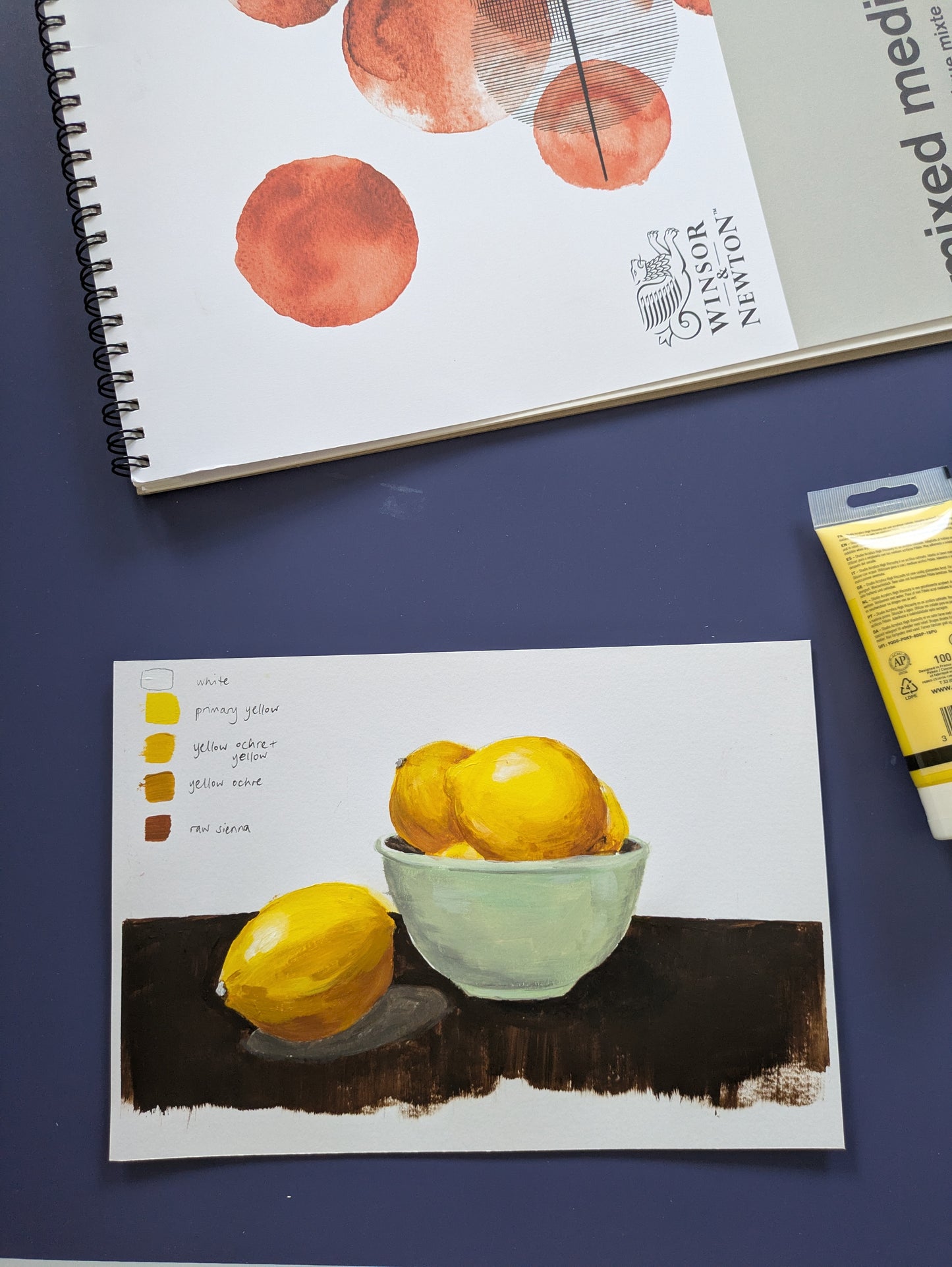 Weekly Acrylic Painting Classes, NW London - THURSDAY Morning Short Course - SUMMER (June - July 25) - The Eversfield Centre, Mill Hill, London