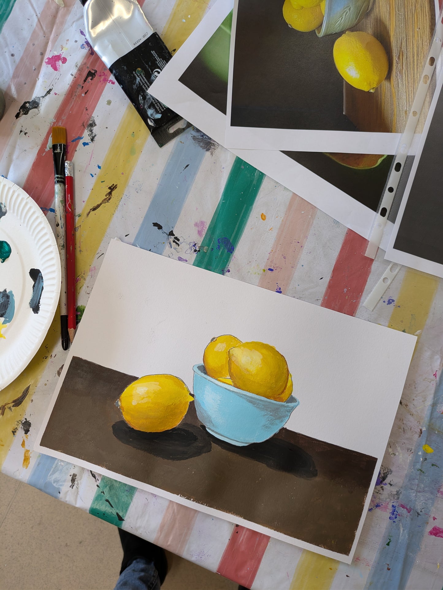 Weekly Acrylic Painting Classes, Hertfordshire - TUESDAY Morning Course - 7 week WINTER TERM #2 (Nov - Dec 25) - Datchworth Parish Church Hall, Hertfordshire
