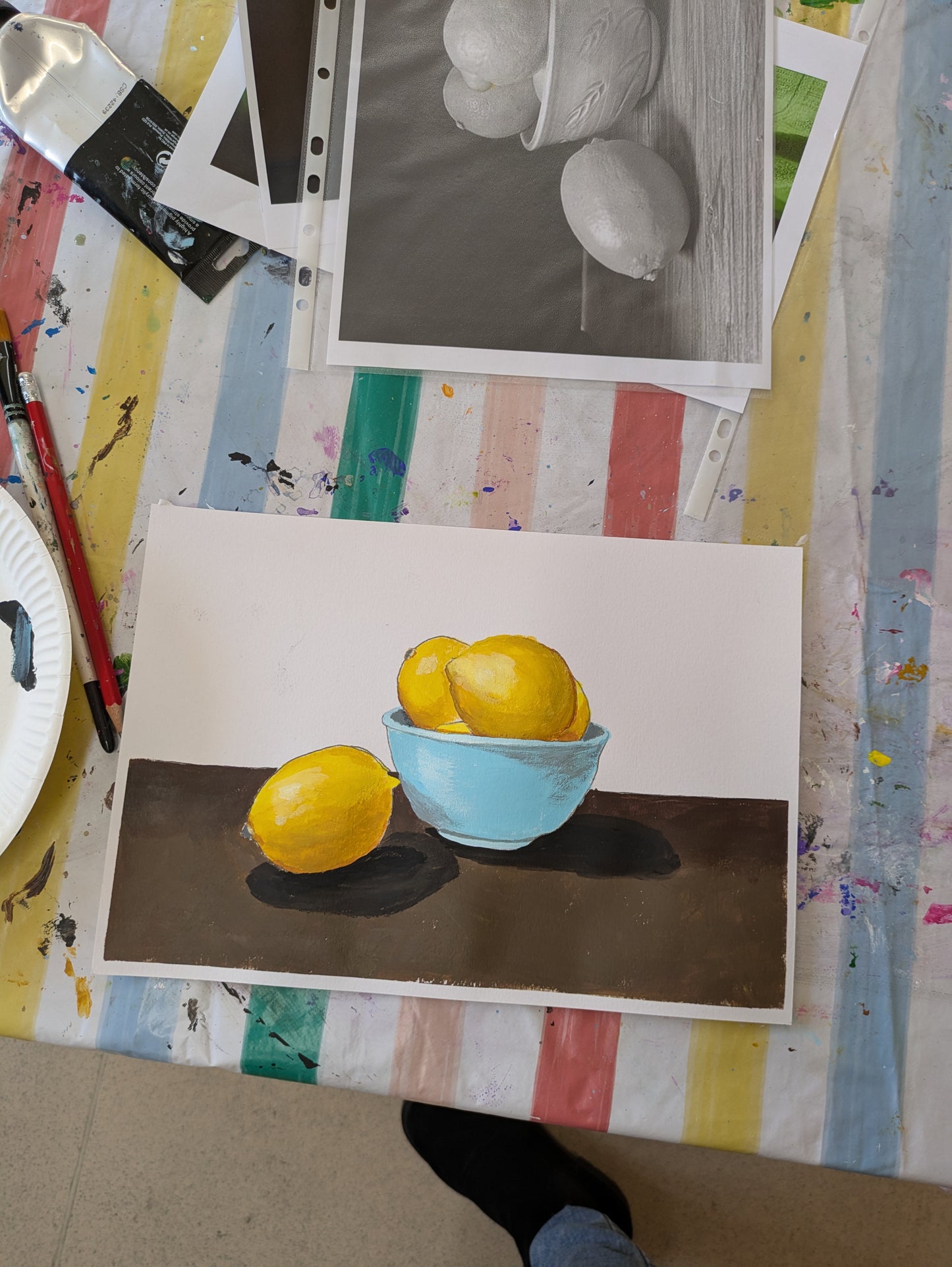 Weekly Acrylic Painting Classes, Herts - TUESDAY Morning Short Course - SUMMER (June - July 25) - Datchworth Parish Church, Hertfordshire