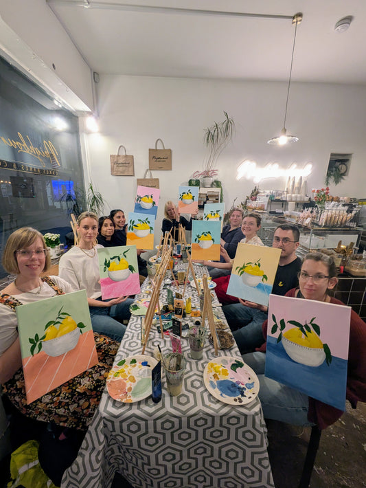LEMONS STILL LIFE - Painting Workshop at Kids n' Joy, Crouch End, London - Wednesday 3rd JUNE 2026, 10am