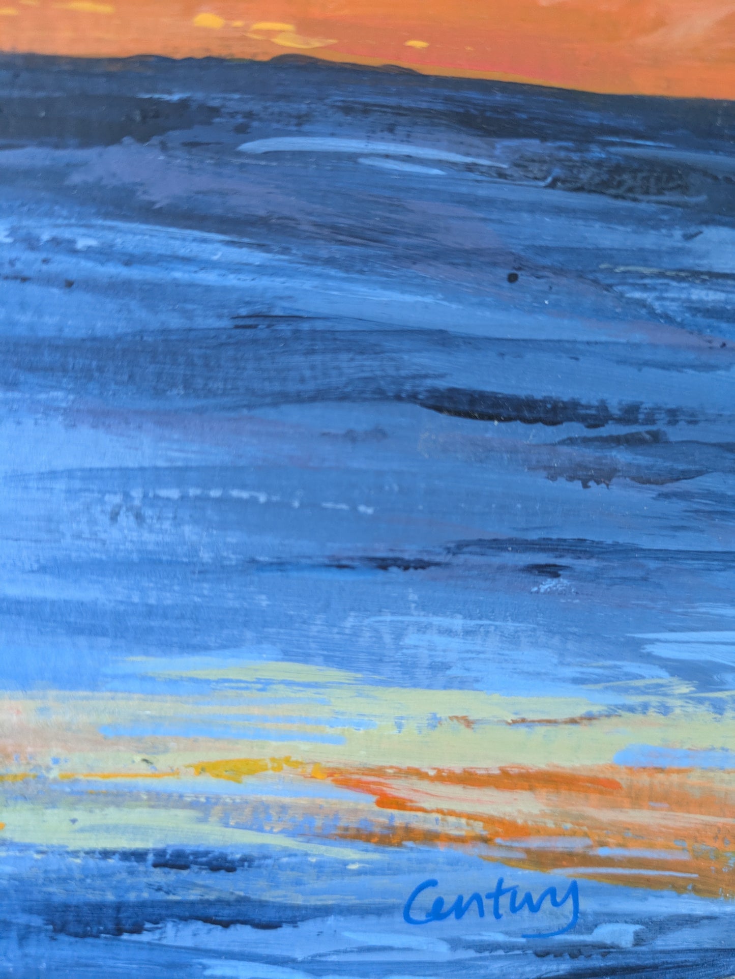 Fiery night (30x30cm)