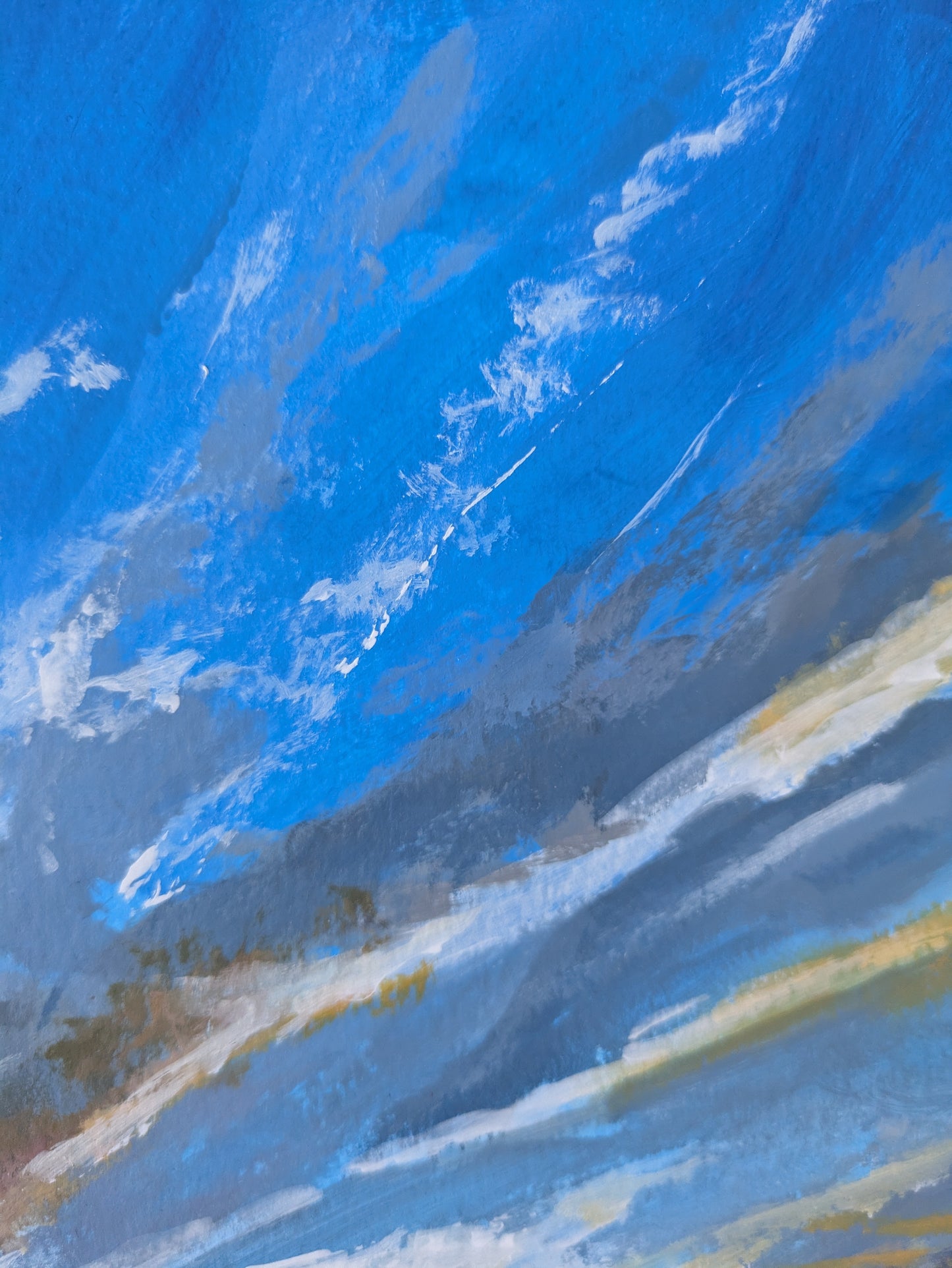 Fiery night (30x30cm)