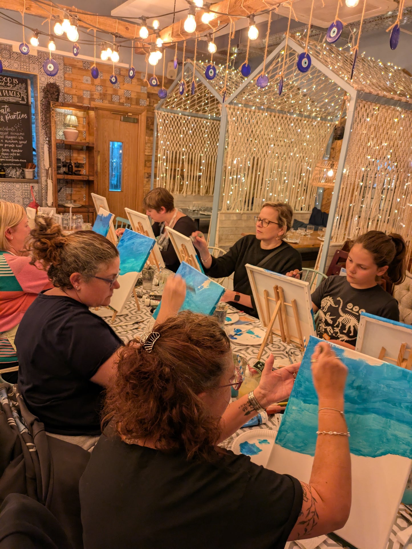 BEACH DAY - Painting Workshop at The Three Hammers Pub, Mill Hill, London - Thursday 5th FEBRUARY 2026, 7.30pm