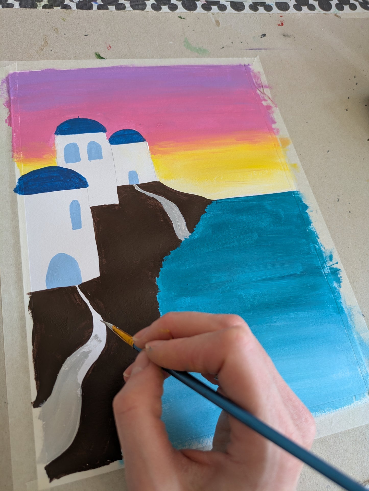 SORRENTO NIGHTS - Painting Workshop at Megan's Restaurant, Welwyn - Wednesday 27th AUGUST 2025, 7.30pm