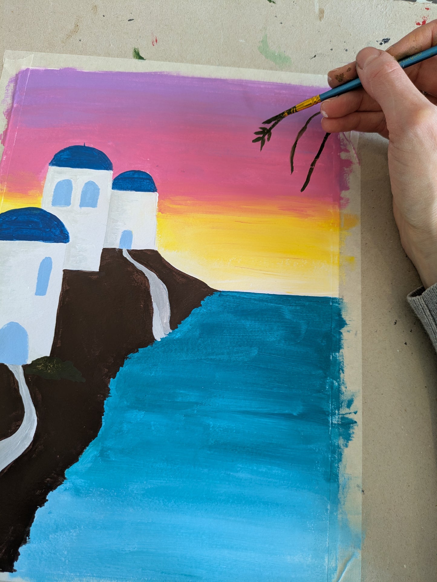 SORRENTO NIGHTS - Painting Workshop at Megan's Restaurant, Welwyn - Wednesday 27th AUGUST 2025, 7.30pm