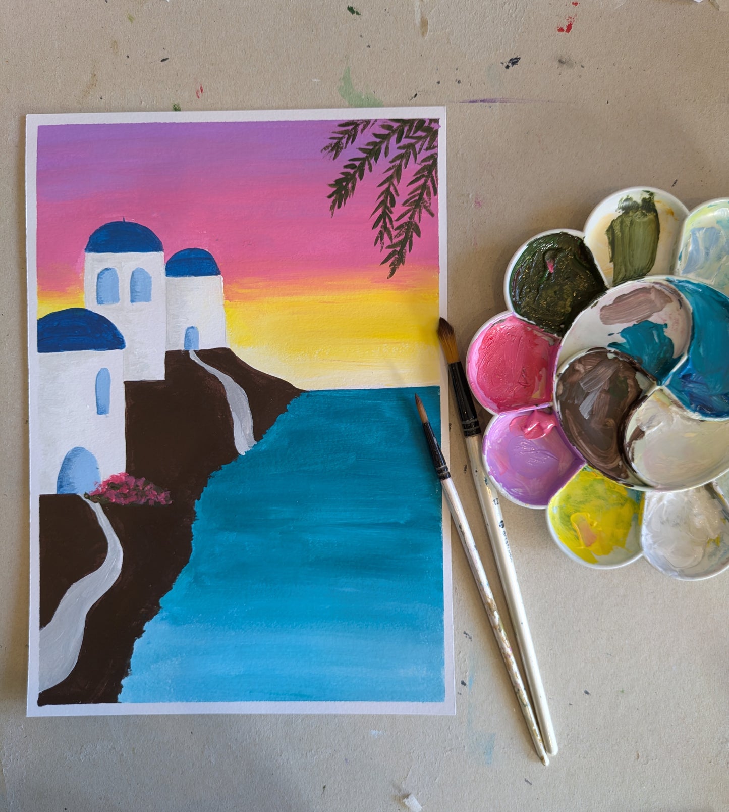 SORRENTO NIGHTS - Painting Workshop at Megan's Restaurant, Welwyn - Wednesday 27th AUGUST 2025, 7.30pm