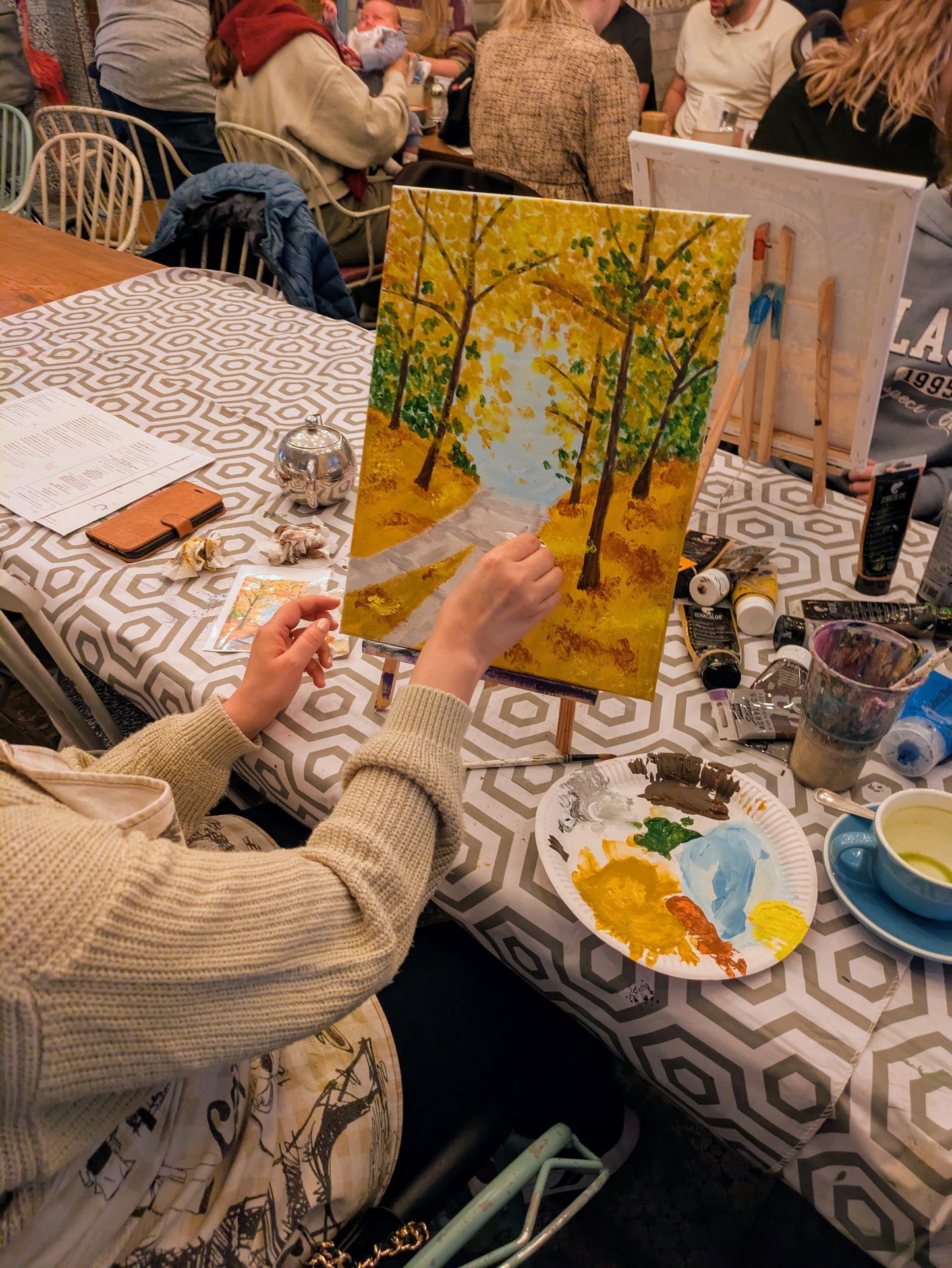 PATH TO THE LIGHT - Painting Workshop at Odyssey Spa, Knebworth, Hertfordshire - 10th NOVEMBER 2025, 10am